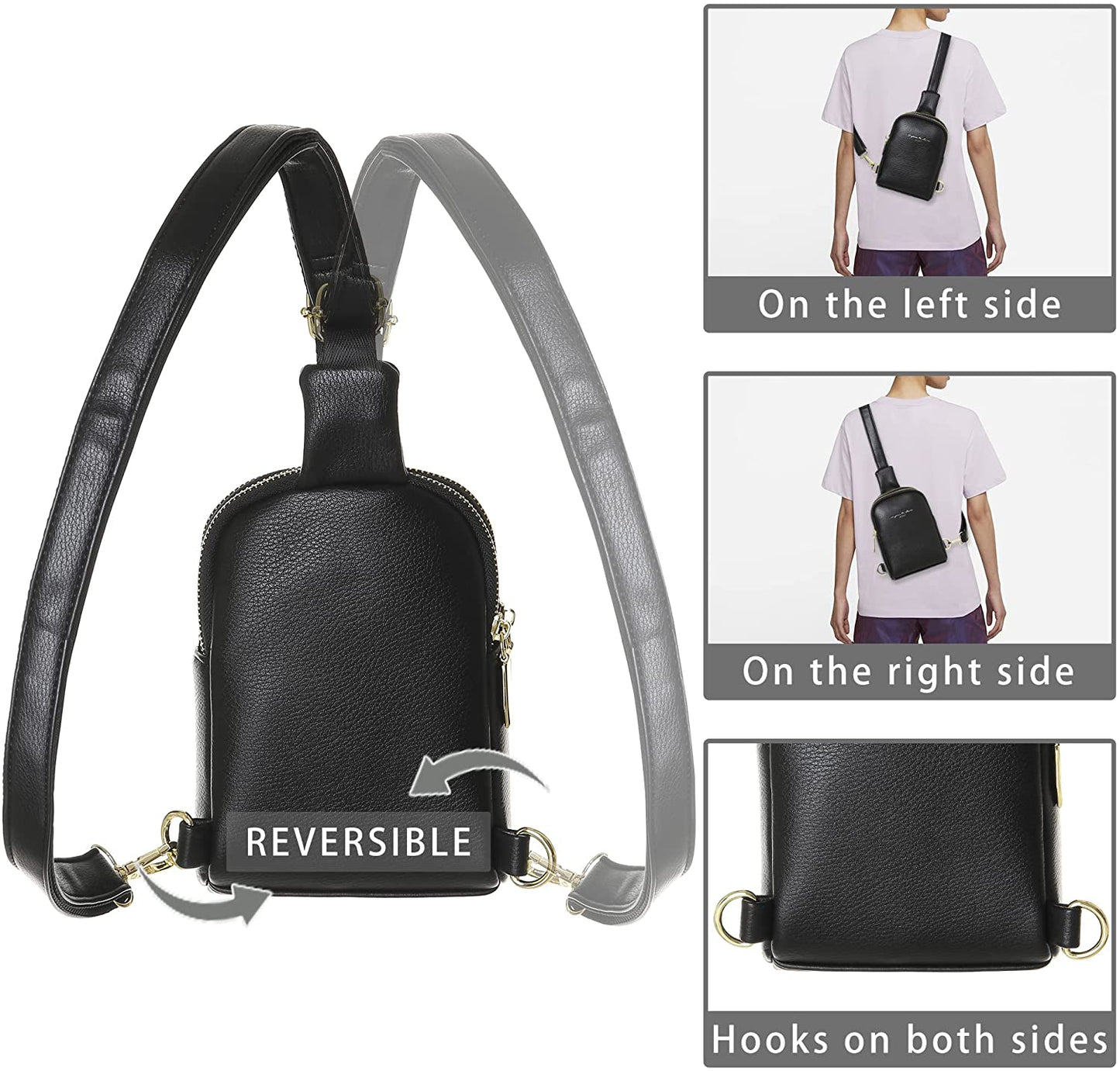 Small Sling Bag Fanny Packs Crossbody Bags Gifts for Women Men