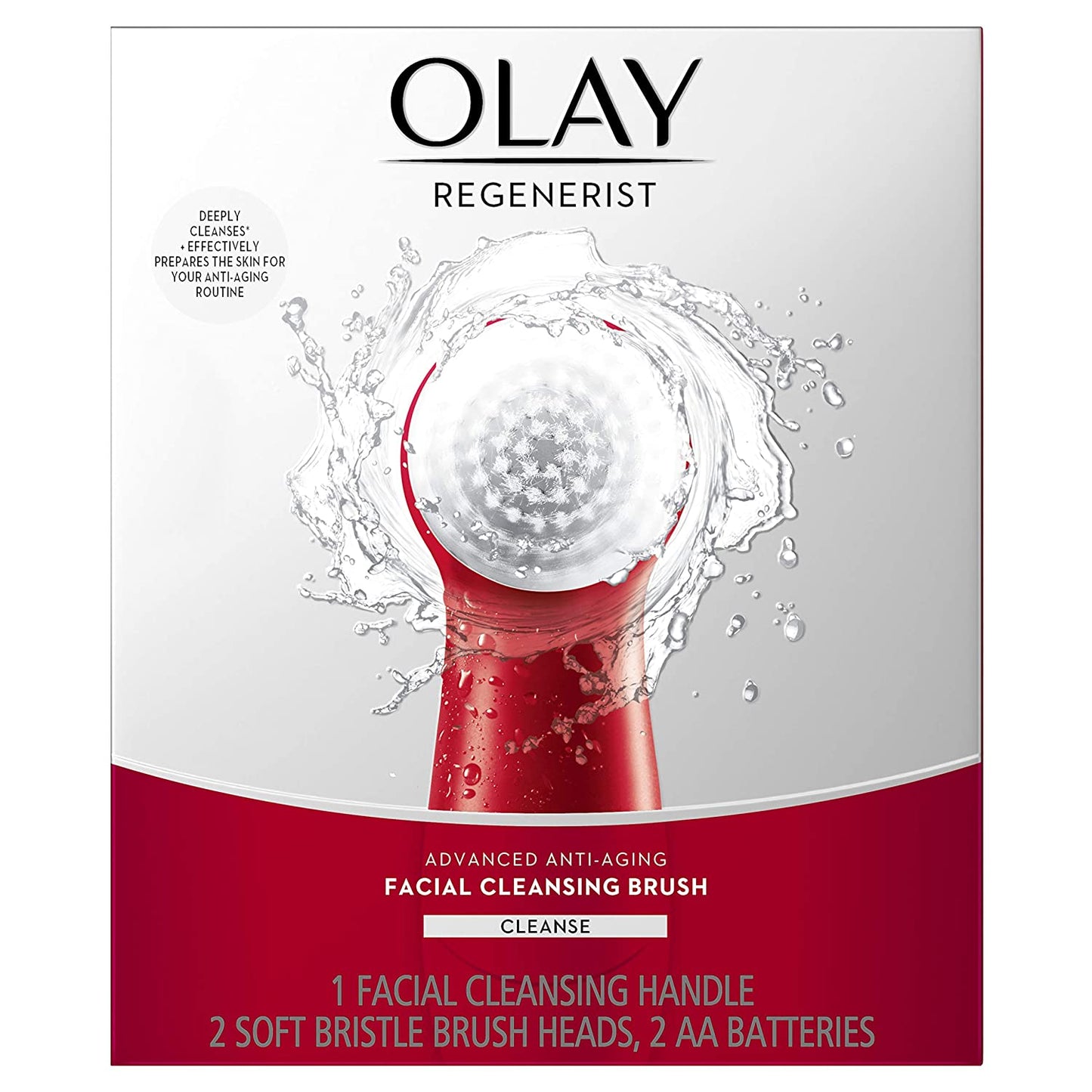 Facial Cleansing Brush by  Regenerist, Face Exfoliator with 2 Brush Heads