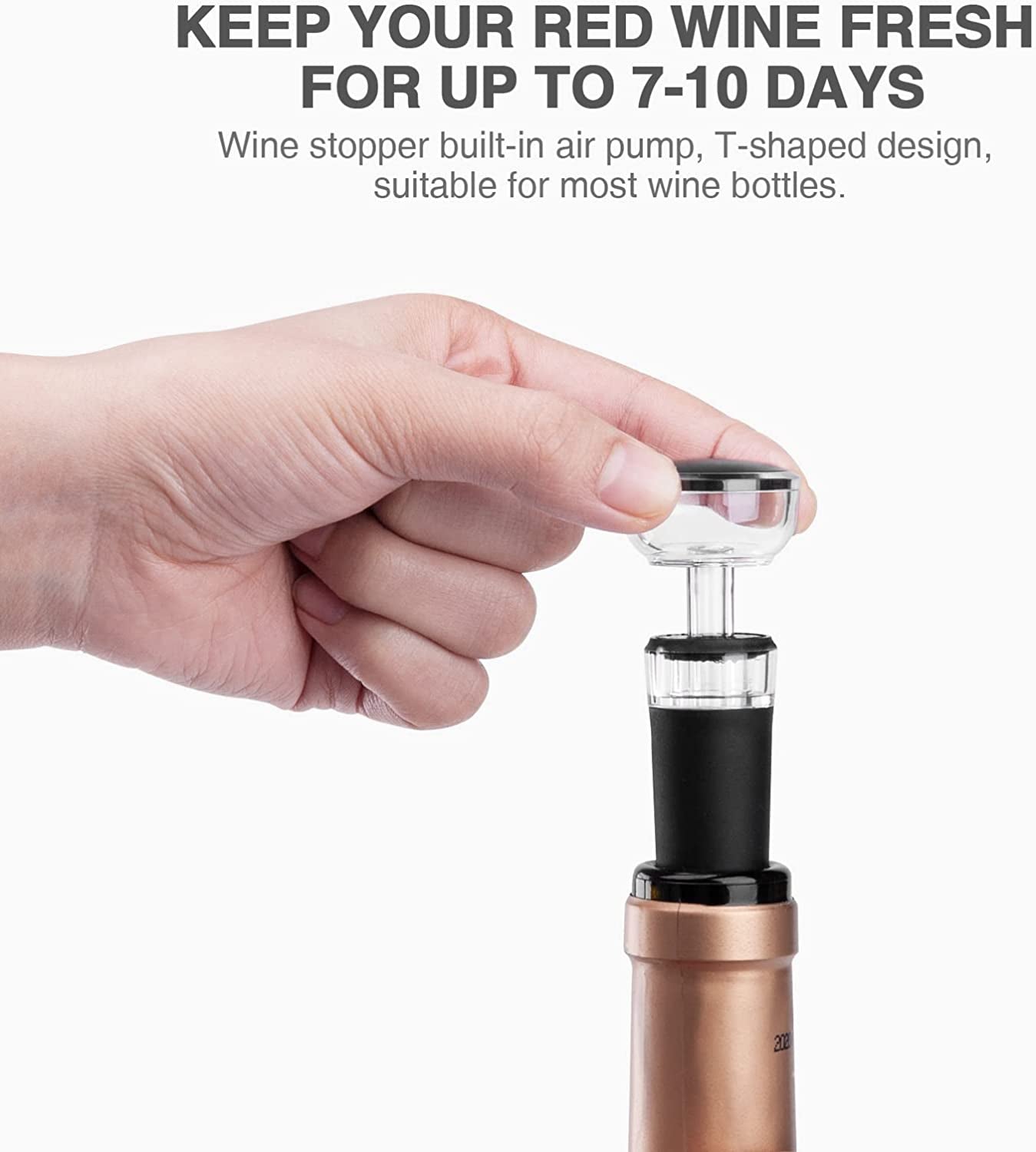 Wine Bottle Opener Stopper Electric Automatic Wine Corkscrew Christmas Gifts Set