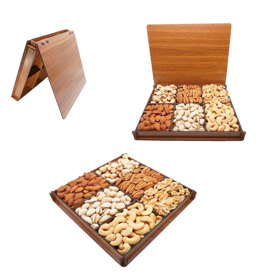 Fruit and Nuts Gift Basket, Gourmet Food Gift, Healthy Fresh Gift Idea for Business, Customer Gift Box, Christmas, Thanksgiving, Fathers Day, Mother`S Day , and Birthday
