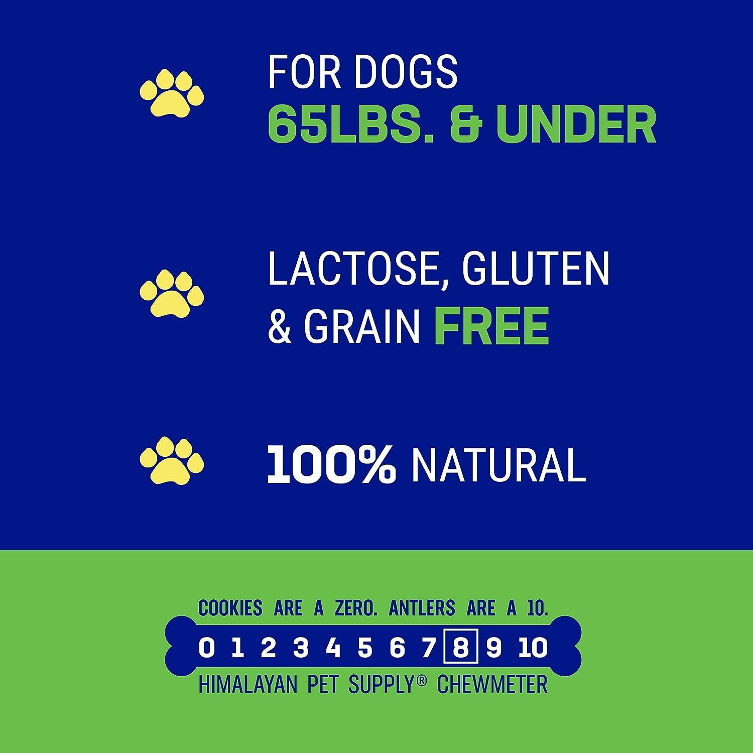 Original Yak Cheese Dog Chews, 100% Natural, Long Lasting, Gluten Free, Healthy & Safe Dog Treats, Lactose & Grain Free, Protein Rich, Mixed Sizes, Dogs 65 Lbs & Smaller