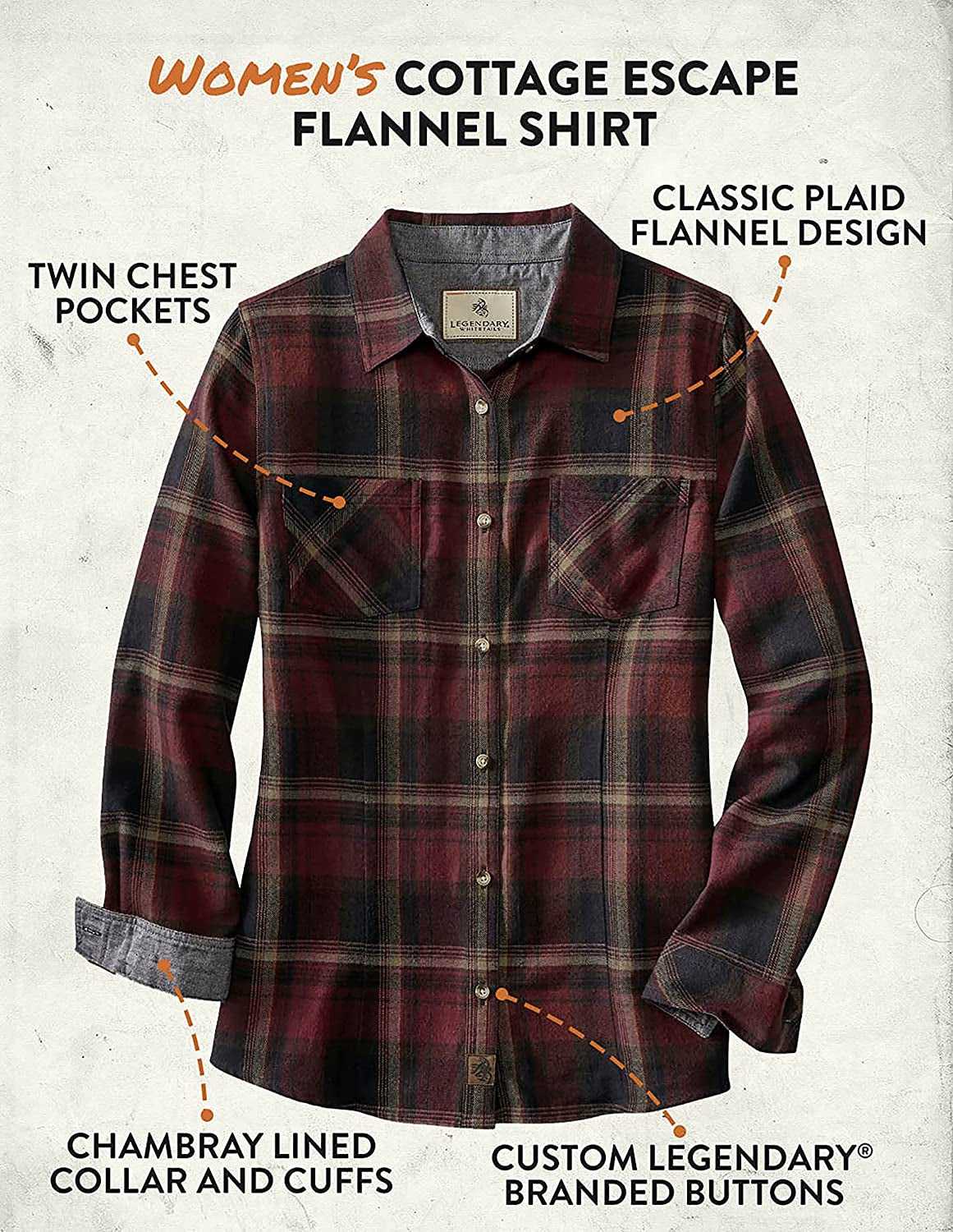 Women'S Cottage Escape Flannel Shirt