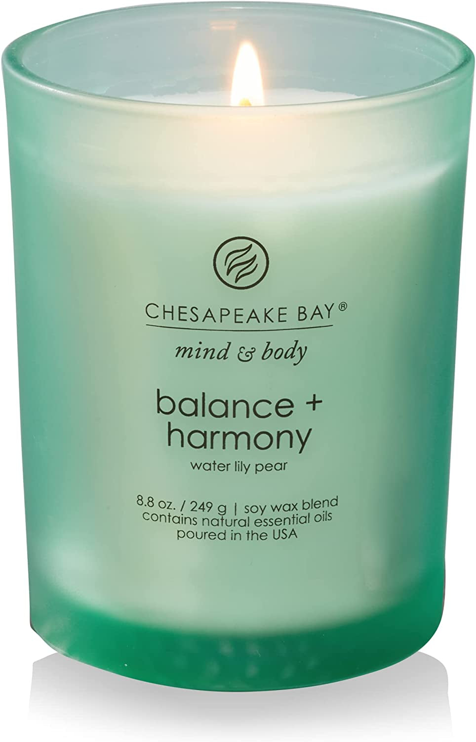 Scented Candle, Balance + Harmony (Water Lily Pear), Medium, Home Décor