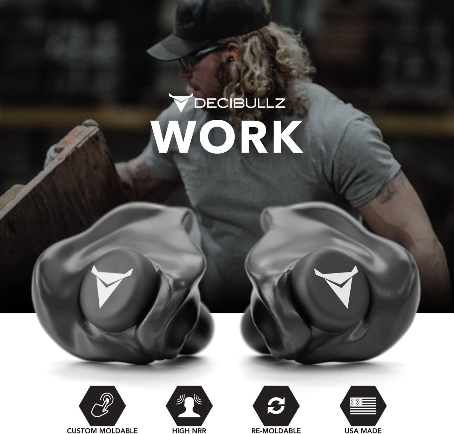 - Custom Molded Earplugs, 31Db Highest NRR, Comfortable Hearing Protection for Shooting, Travel, Swimming, Work and Concerts (Black)