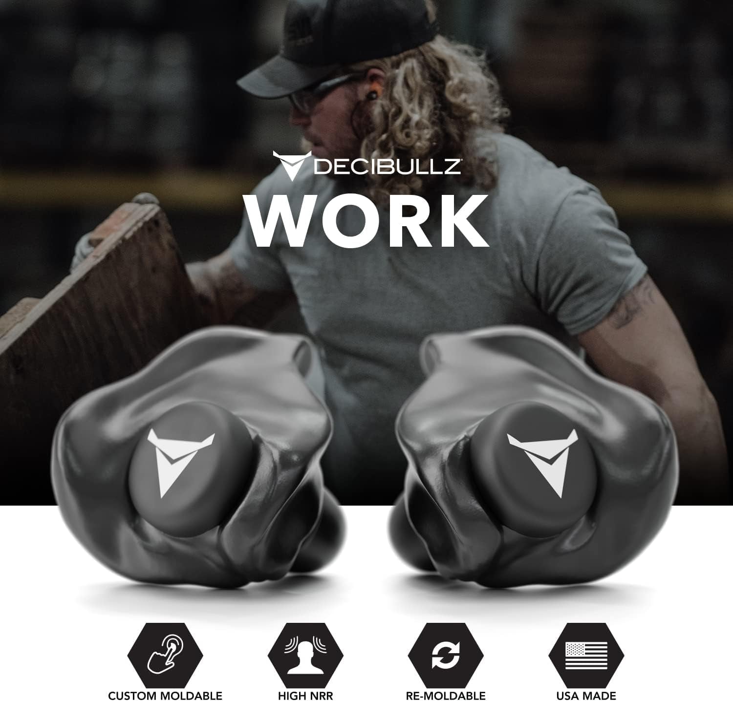 - Custom Molded Earplugs, 31Db Highest NRR, Comfortable Hearing Protection for Shooting, Travel, Swimming, Work and Concerts (Black)