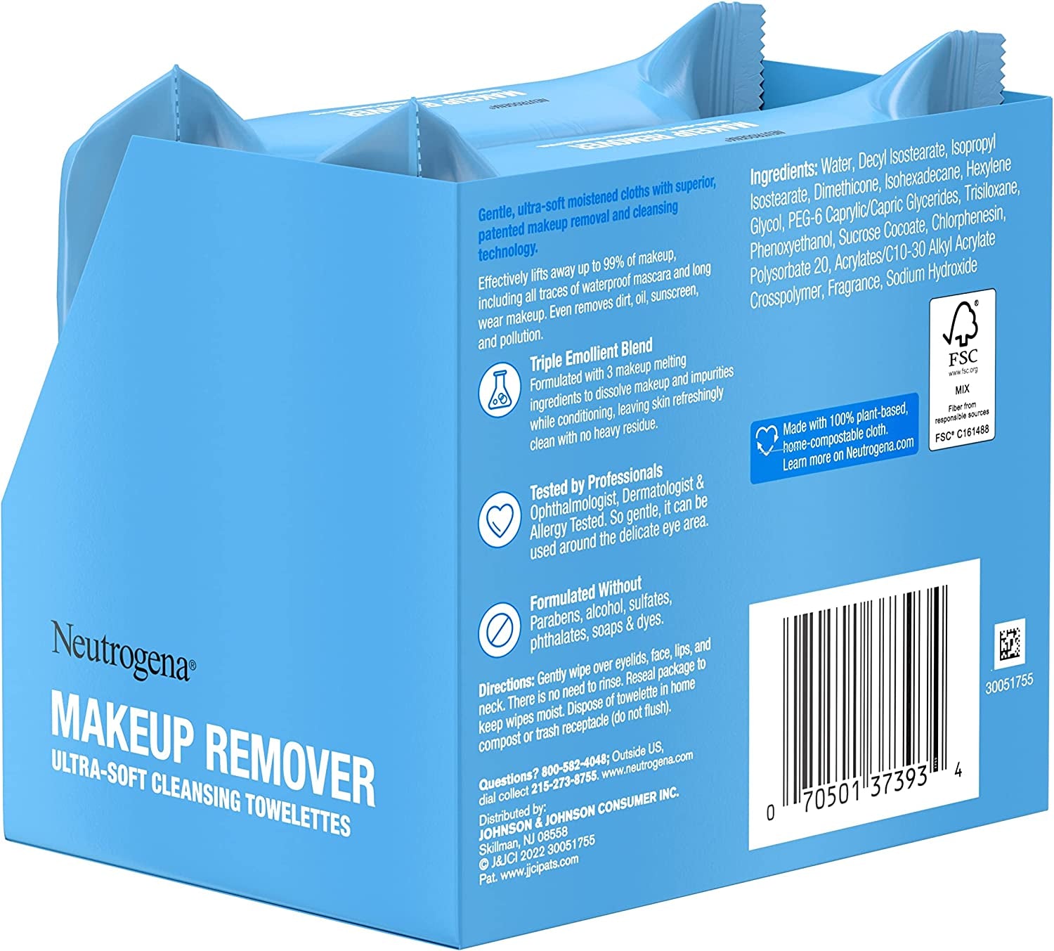 Makeup Remover , 25 Count, 2 Pack
