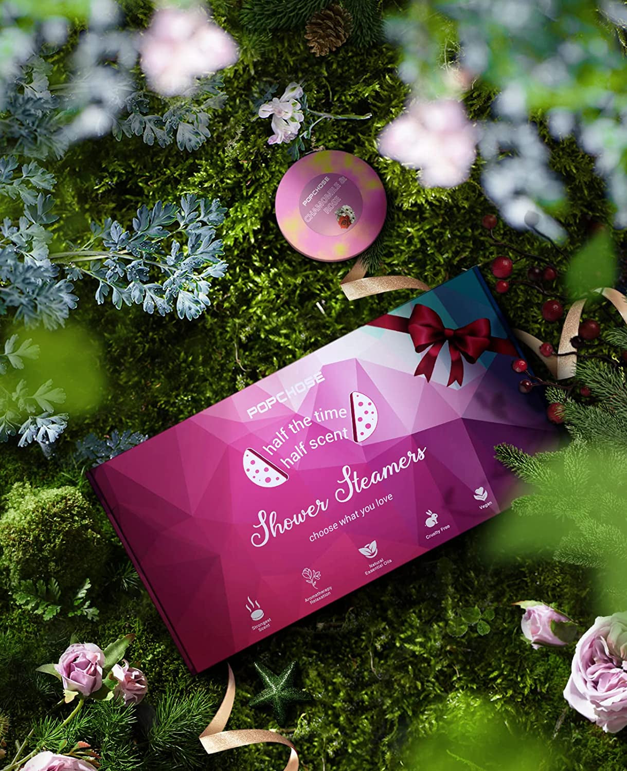 Shower Steamers Aromatherapy - Bath Bomb Shower Tablets 8 Pack, Self Care & SPA Relaxation - Stocking Stuffers Christmas Gifts for Women and Mom Who Has Everything, Birthday Valentines Gift