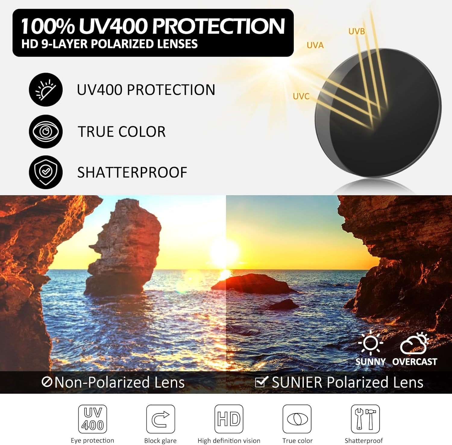 Retro round Polarized Steampunk Sunglasses Men Women Side Shield Goggles Gothic S92-ADVANCED POLARIZED