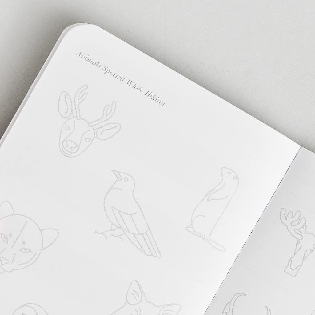 Letterfolk Hike Passport Journal — Pocket-Sized Experience Hiking Book (3.5" W X 5.5" H)