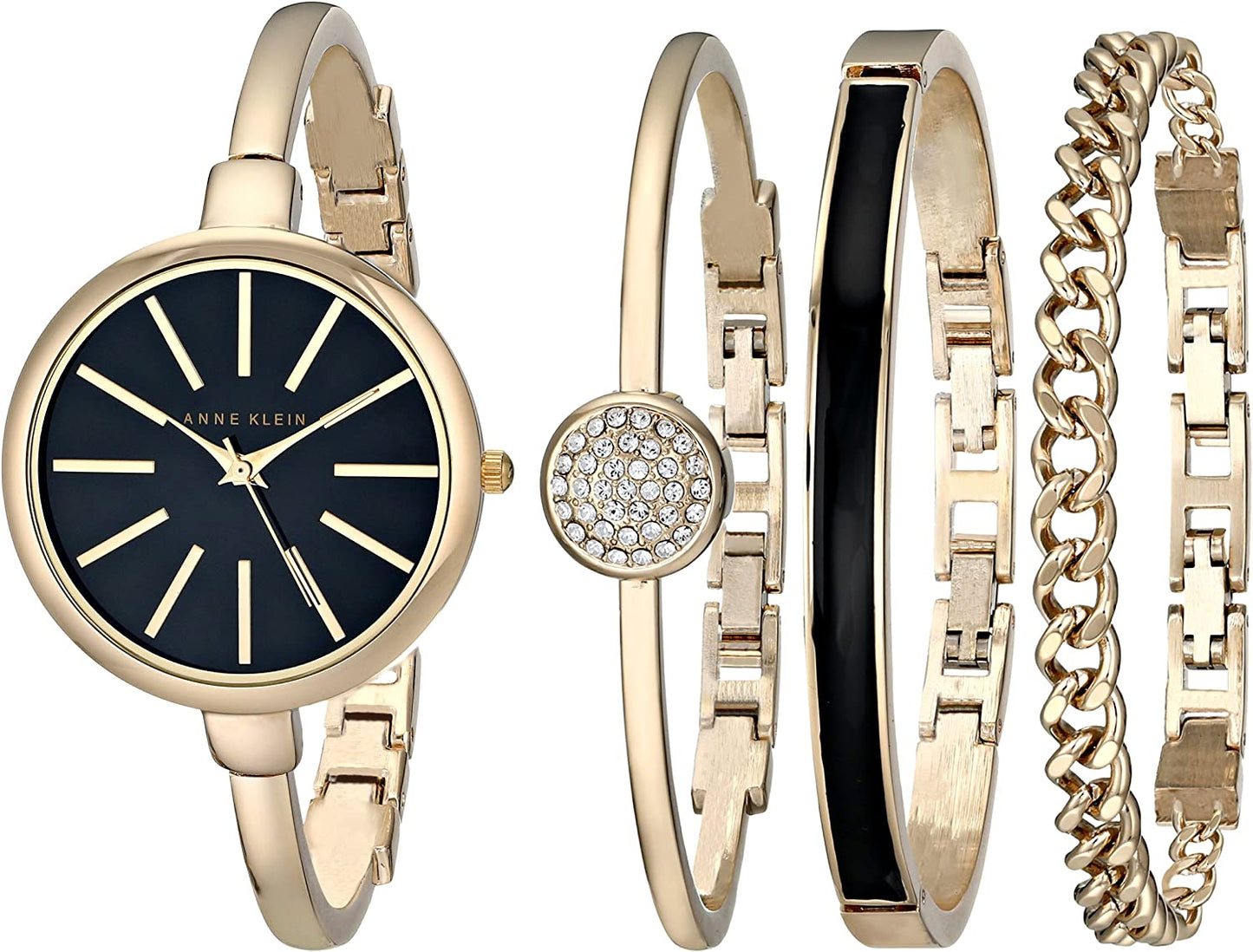 Women'S Bangle Watch and Bracelet Set, AK/1470