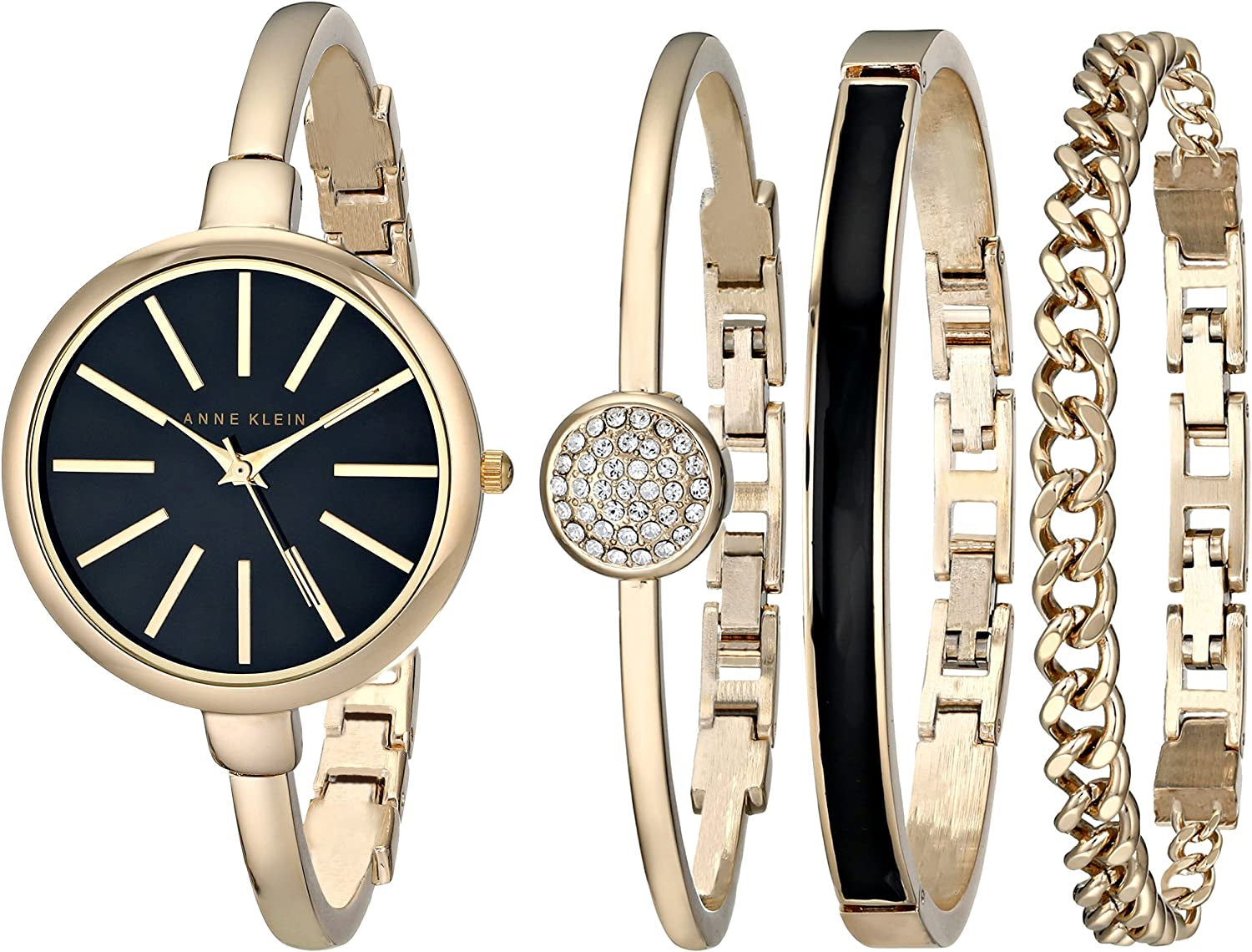 Women'S Bangle Watch and Bracelet Set, AK/1470