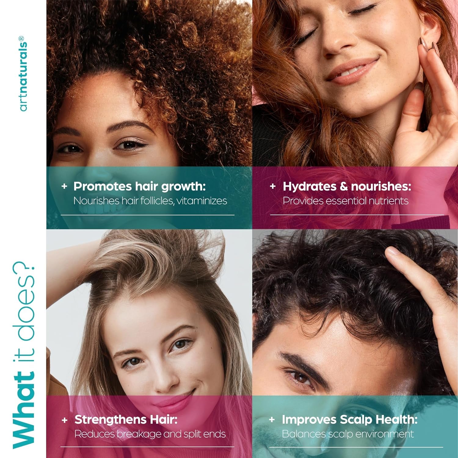 Biotin Collagen Hair Oil 4.0Oz - Growth Promoting Volumizing Formula - Reduce Hair Loss, Strengthens and Nourishes Hair - Controls Frizz & Improves Manageability