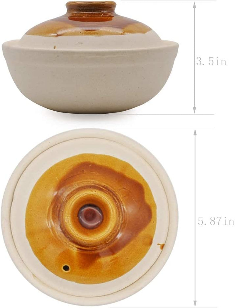 Citronella Candles in Coarse Pottery Container, Natural Soy Wax Candle Outdoor and Indoor