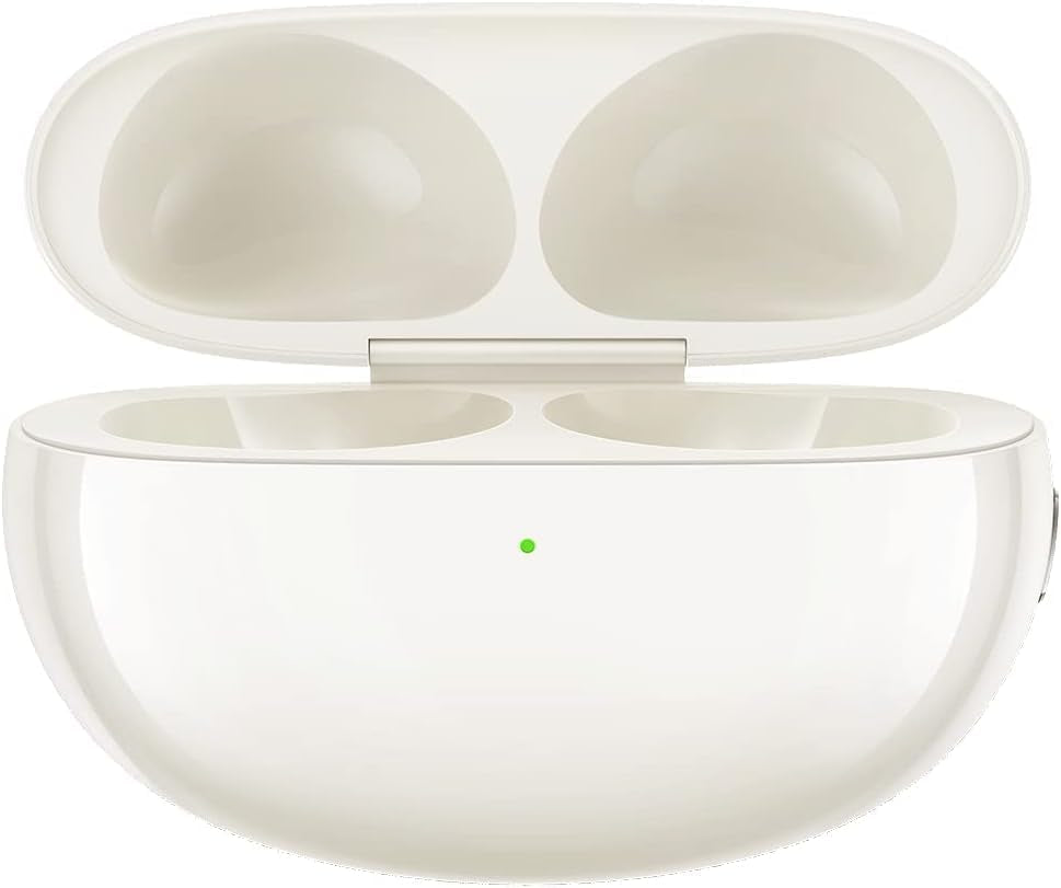 Buds Air 5 Pro True Wireless Earphone 50Db Active Noise Cancelling LDAC Bluetooth 5.3 Wireless Headphone - (White), RMA2021