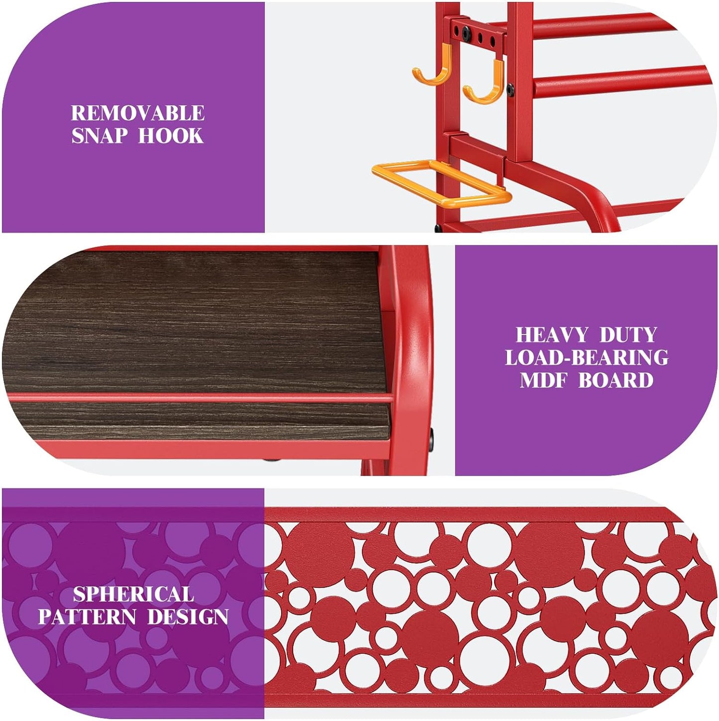 Weight Rack for Dumbbells, Dumbbell Rack Weight Stand,  Home Gym Storage Rack for Yoga Mat Kettlebells and Strength Training Equipment, Weight Storage Holder Rack for Dumbbells with Wheels