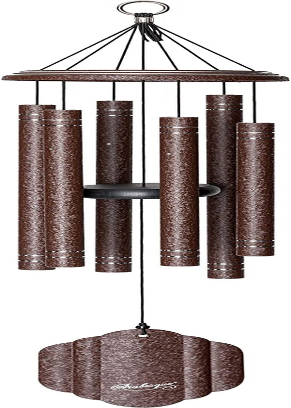 Arabesque by Wind River - 32 Inch Chocolate Diamond Wind Chime for Patio, Backyard, Garden, and Outdoor Décor (Aluminum Chime) Made in the USA