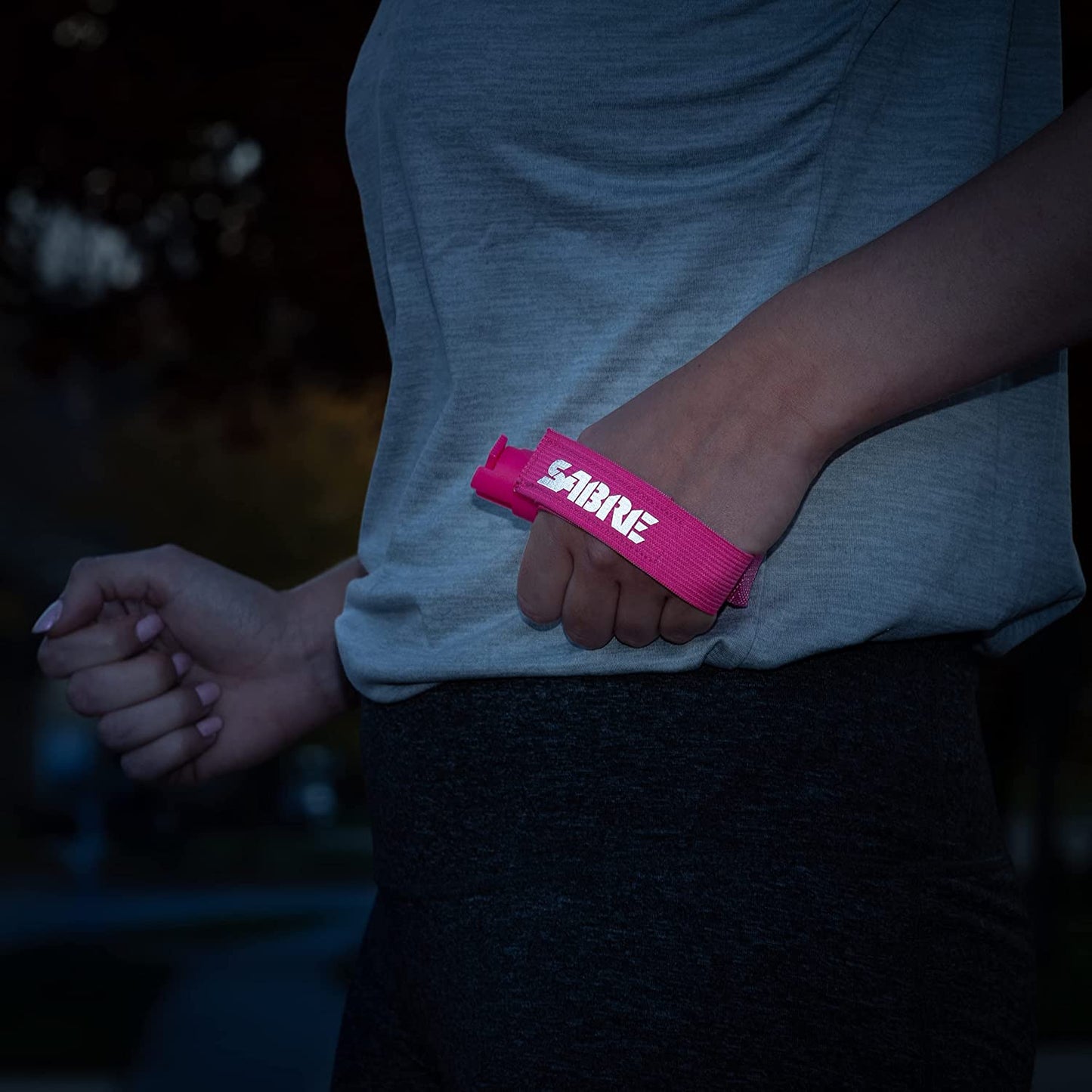 Runner Pepper Gel, Maximum Police Strength OC Spray, Reflective Hand Strap for Easy Carry & Quick Access, 35 Bursts, Secure & Easy to Use Safety, Optional Clip-On Alarm & LED Armband Combos