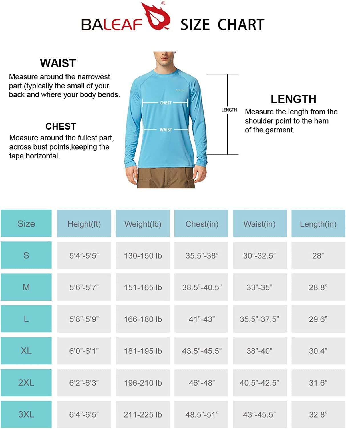 Men'S Sun Protection Shirts UV SPF UPF 50+ Long Sleeve Rash Guard Fishing Running Quick Dry Lightweight