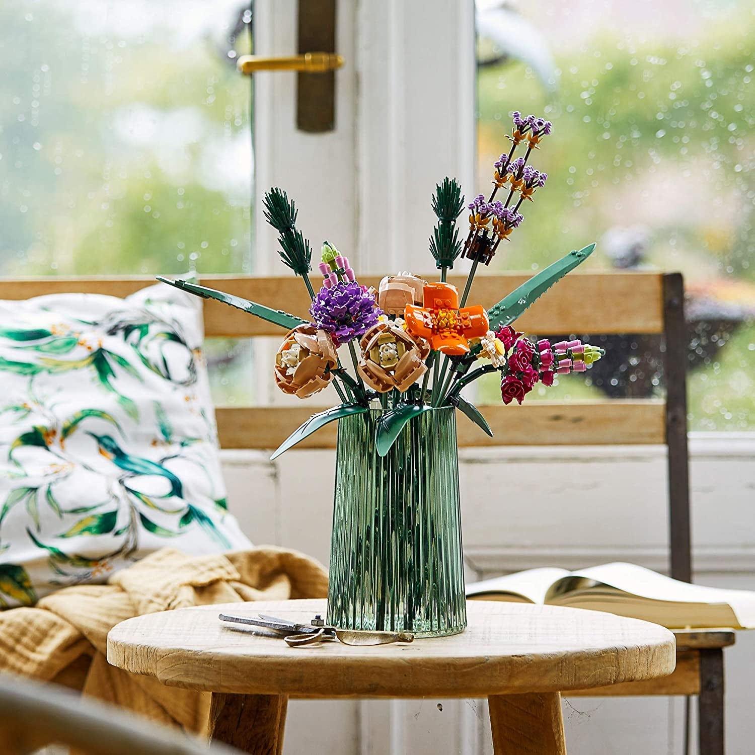 Icons Flower Bouquet Building Set - Artificial Flowers with Roses, Mother'S Day Decoration, Botanical Collection and Table Art for Adults, Gift for Mother'S Day, 10280